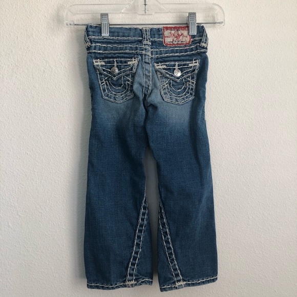 True Religion Joey Super T Stitched Denim Jeans - Picture 3 of 6